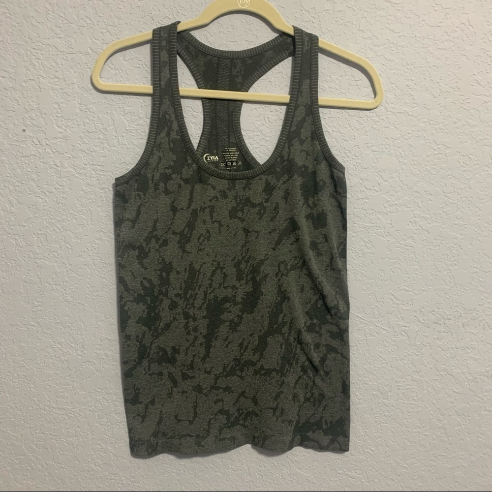 Zyia Active Gray Racerback Tank